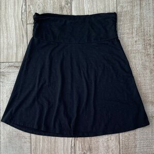 Toad & Co black Chaka skirt, size Small